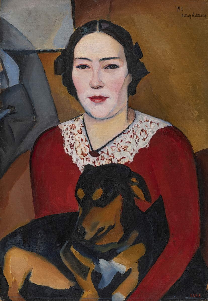 Портрет Э.И. Шварцман, Nathan Altman, 1911