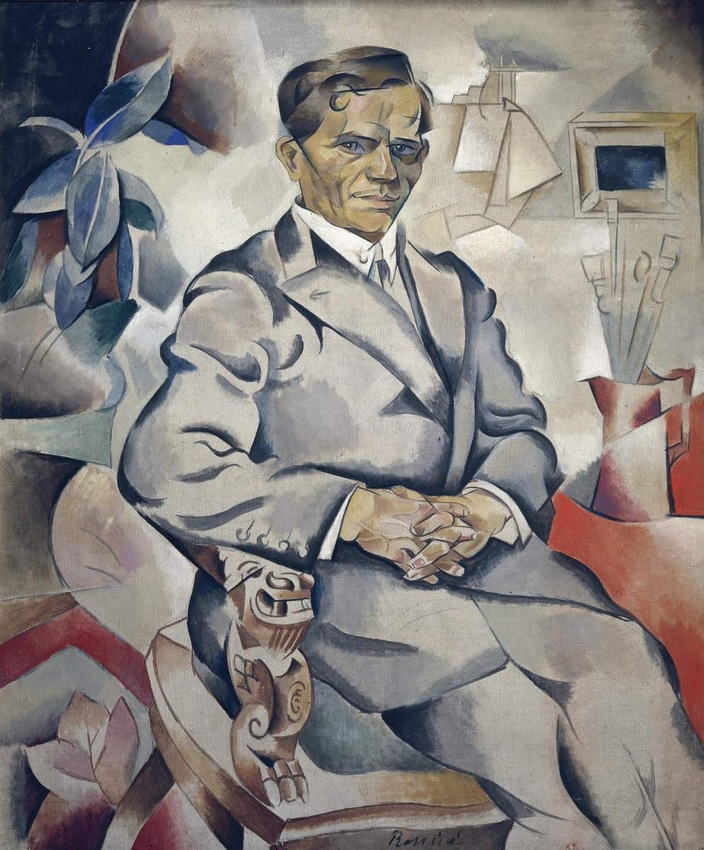 Портрет И. Ф. Колесникова, Vladimir Baranoff-Rossiné, between 1917 and 1919