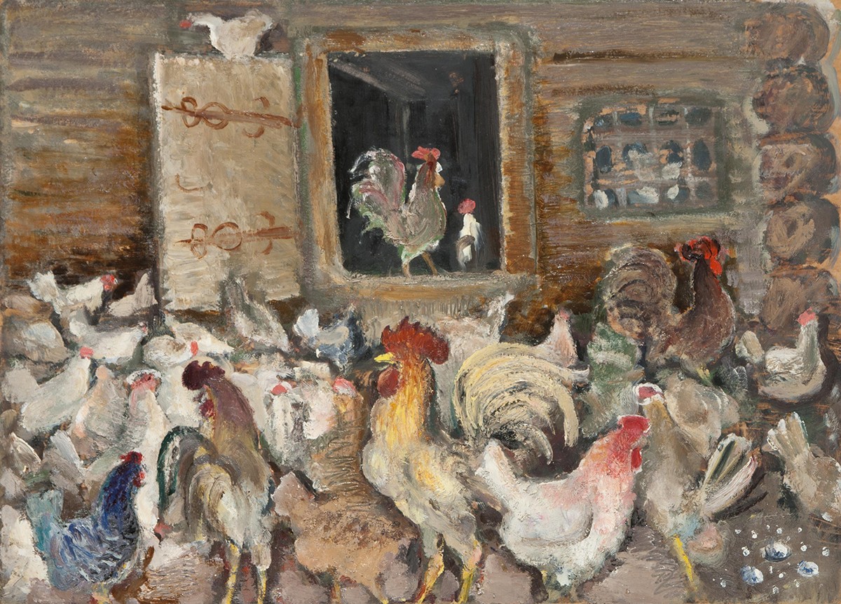Петушиный сказ, Yurii Alekseevich Vasnetsov, 1943