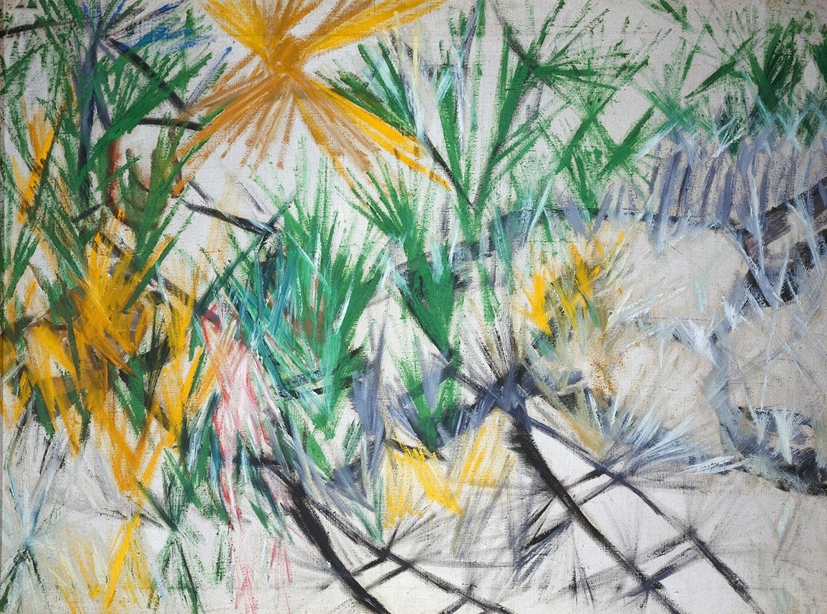 Лучистый пейзаж, Mikhail Larionov, 1912