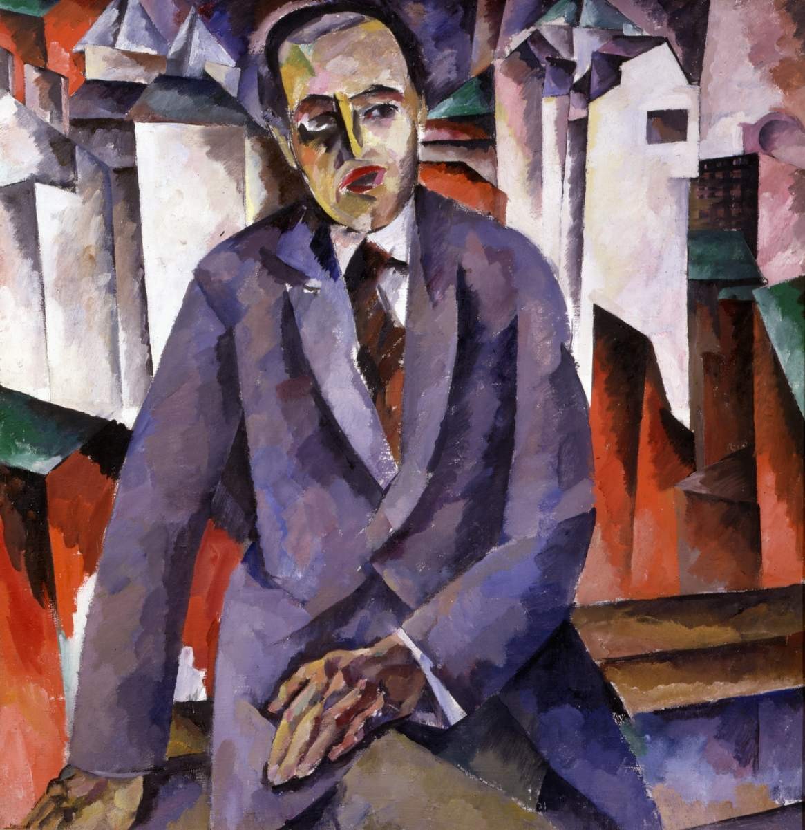 Портрет А. Я. Таирова, Aristarkh Lentulov, 1918–1919