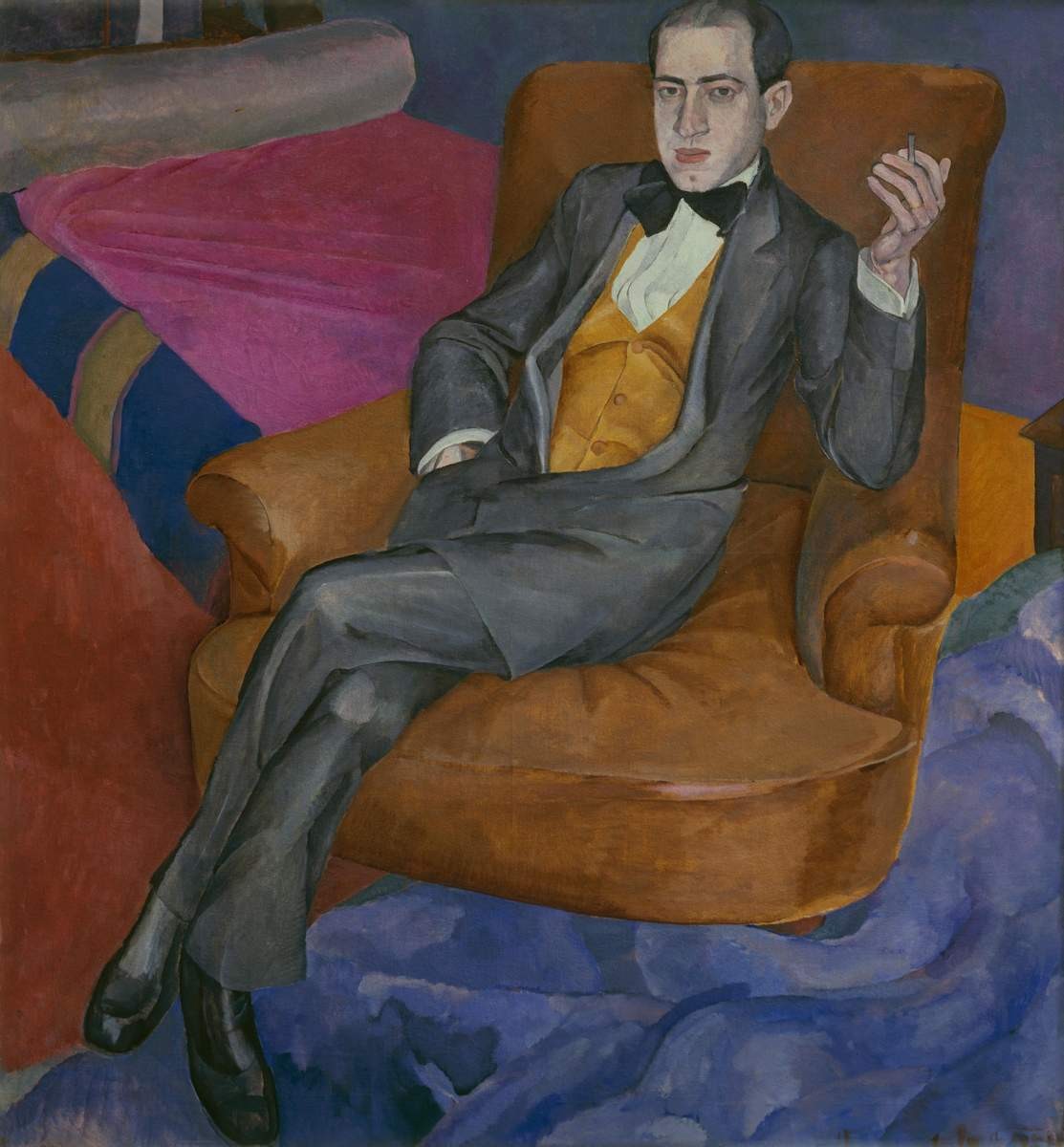 Портрет А. С. Лурье, Lev Bruni, 1915