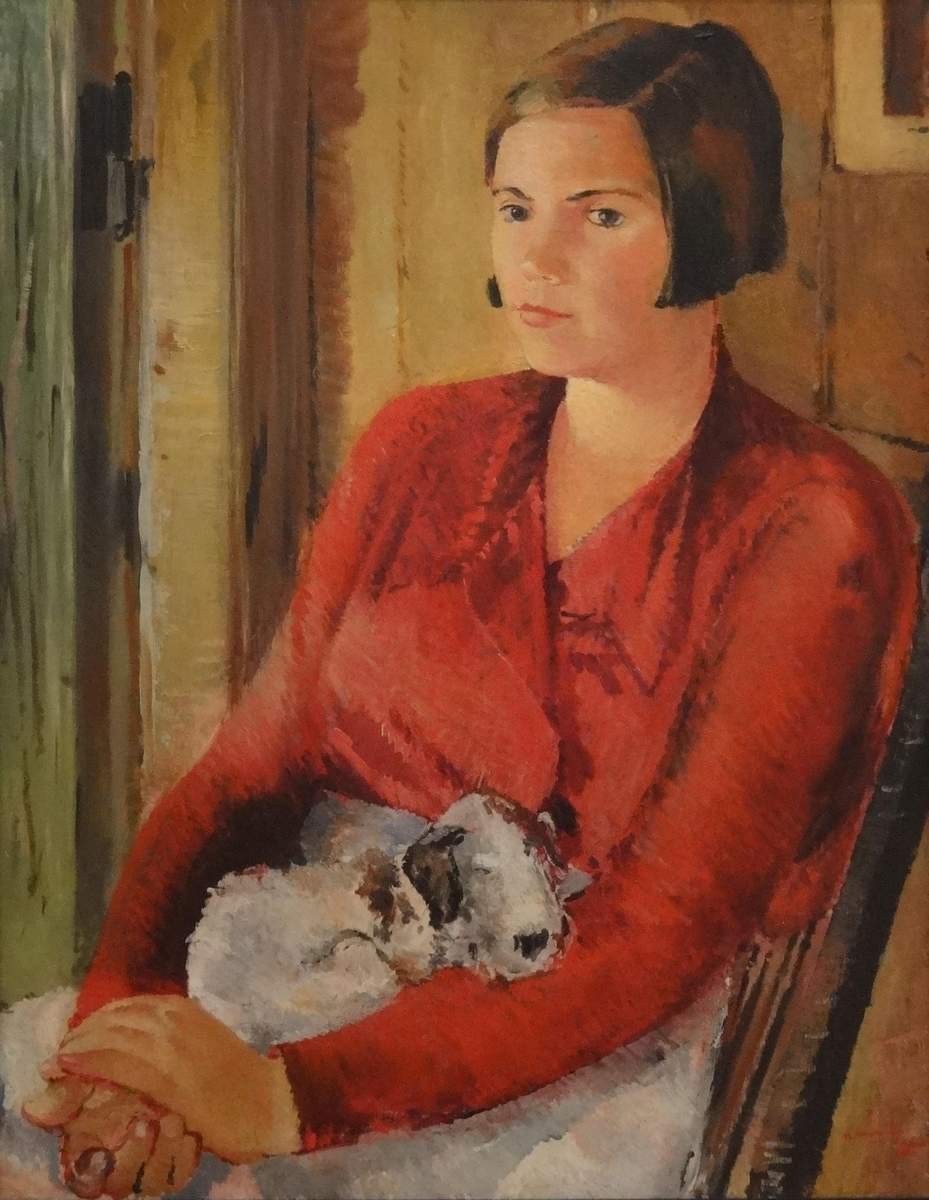 Портрет Вари Шитаковой, Yuri Ivanovich Pimenov, 1935