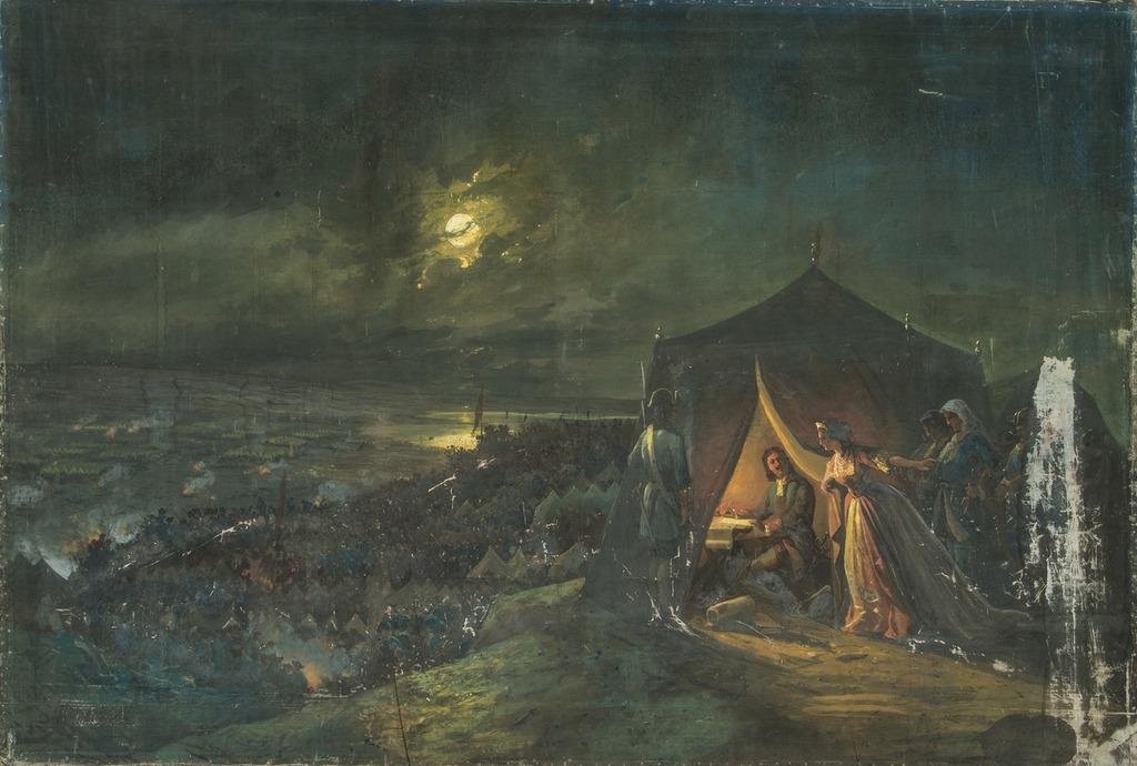 Прутский поход / Петр при Пруте (1711), Mikhail Bocharov, 1872