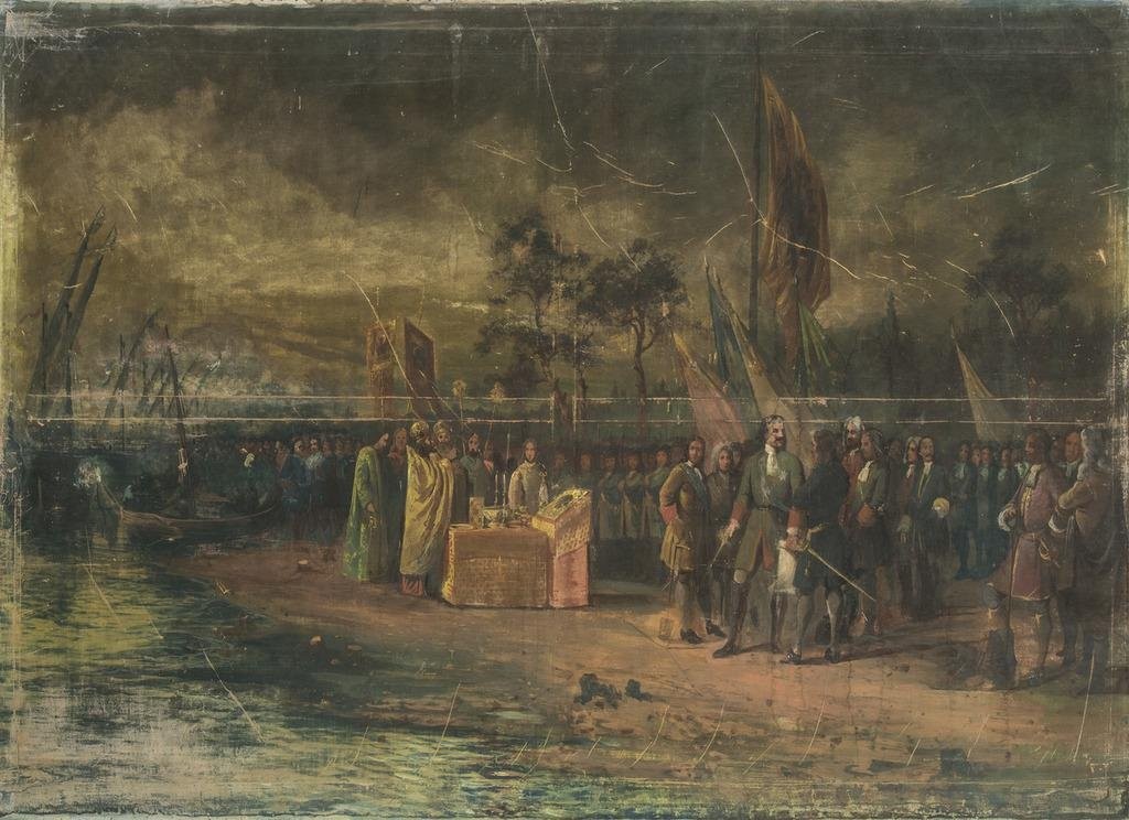 Основание Санкт-Петербурга / Основание Петербурга, Mikhail Bocharov, 1872