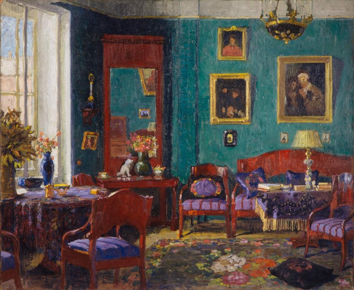 Гостиная, Gorbatov Konstantin Ivanovich, 1917