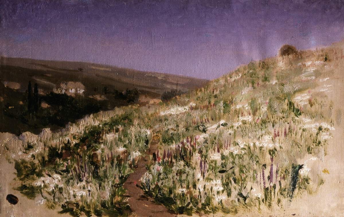 Склон холма, Arkhip Kuindzhi, 1870s