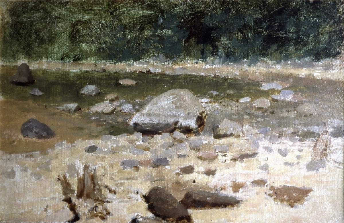 Каменистый берег. Валаам, Arkhip Kuindzhi, 1875