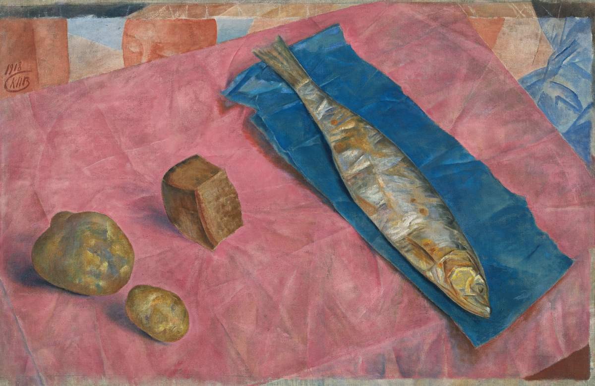 Селедка, Kuzma Petrov-Vodkin, 1918