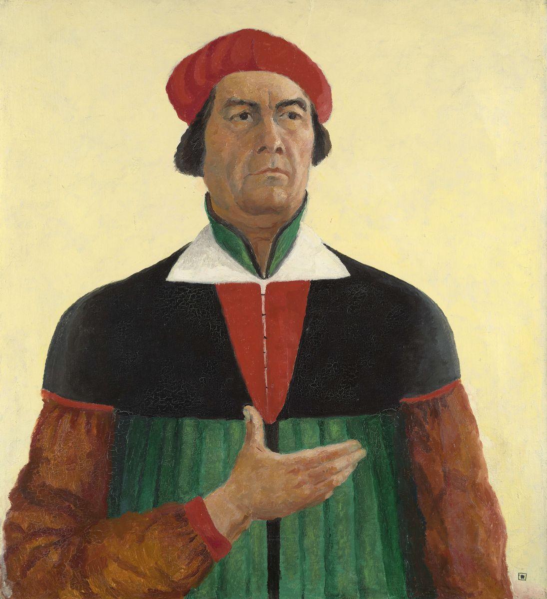 Автопортрет (Художник), Kazimir Malevich, 1933