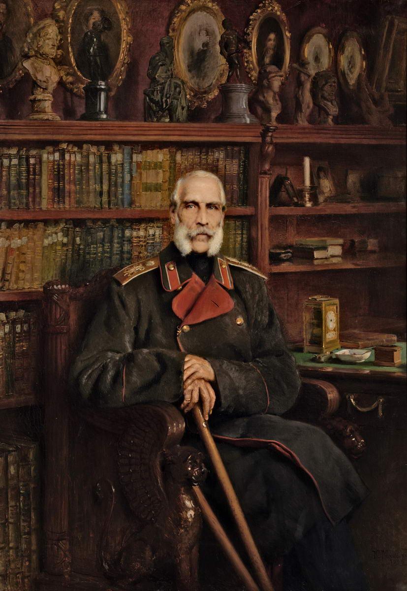 Портрет графа С. Г. Строганова, Konstantin Makovsky, 1882