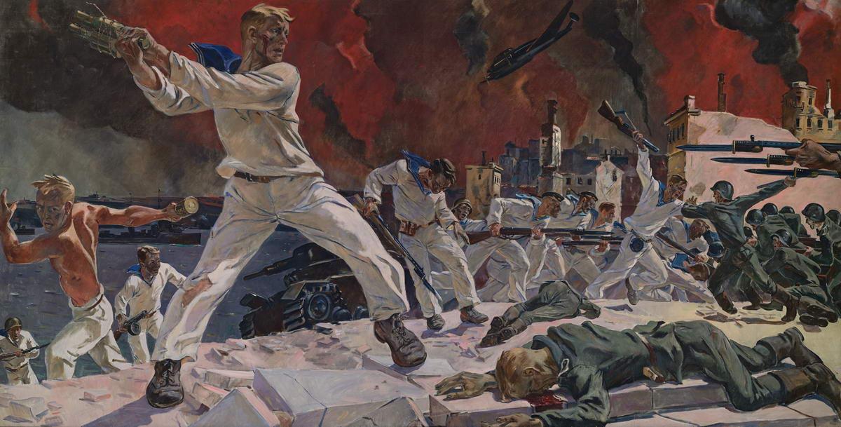 Оборона Севастополя, Aleksandr Deyneka, 1942
