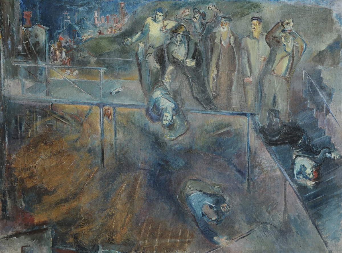 Драка. На мосту, Vyacheslav Pakulin, late 1920s