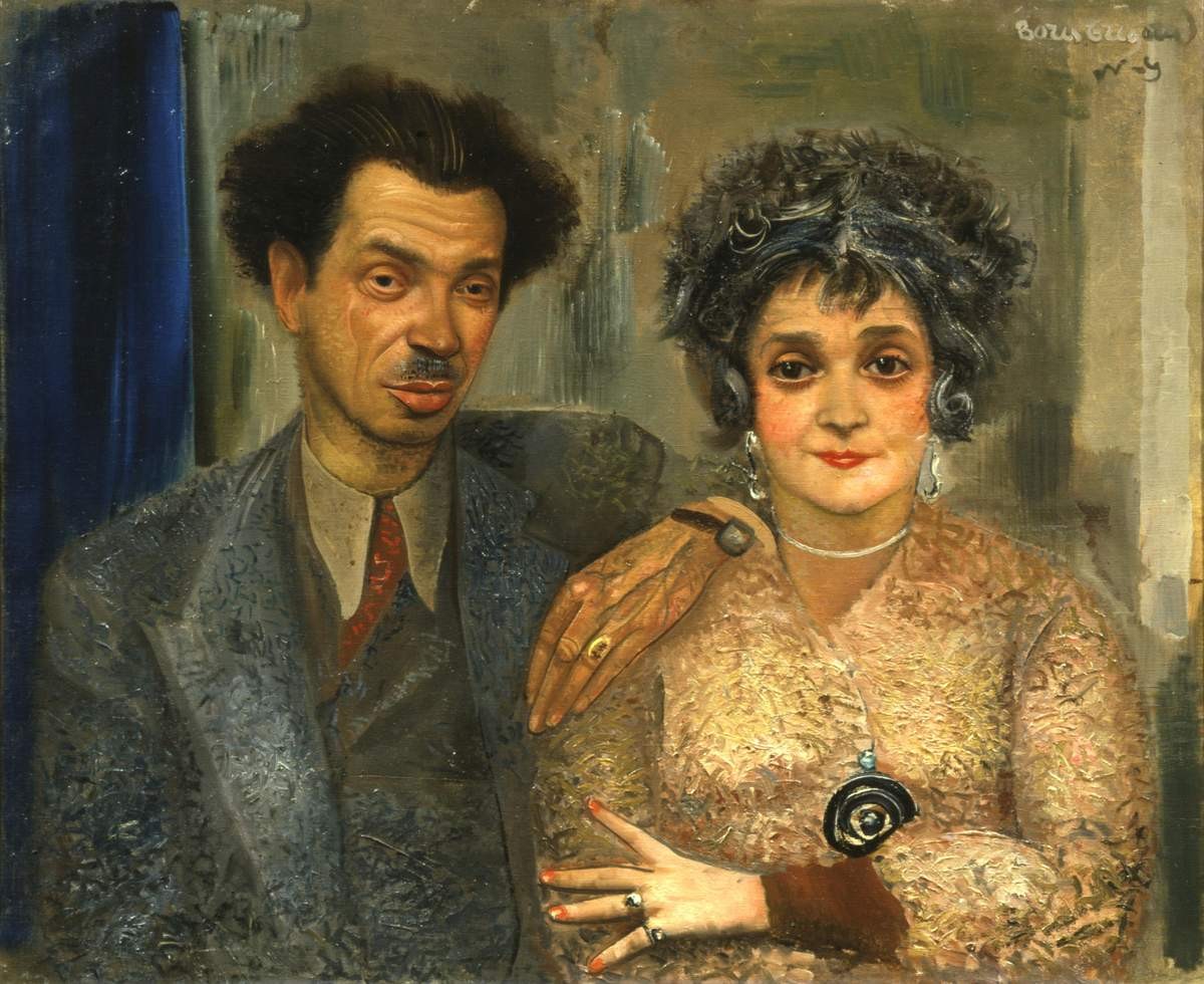 Портрет Н. В. Ремизова с женой, Boris Grigoriev, between 1926 and 1933