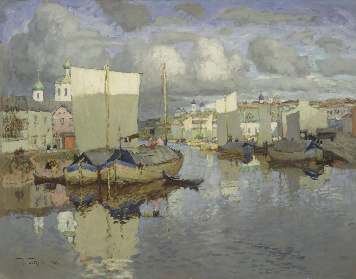Псков (Жизнь на реке Пскова), Gorbatov Konstantin Ivanovich, 1919