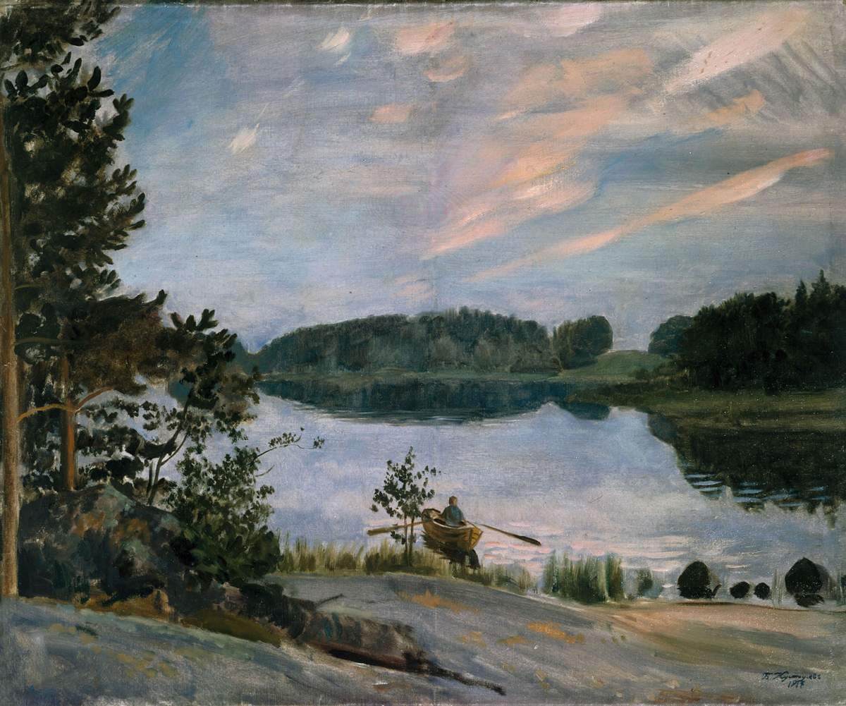 Конкола, Boris Kustodiev, 1917