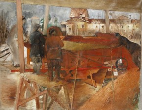 Молотьба «Кудрово». (Сельхозкоммуна «Кудрова»)