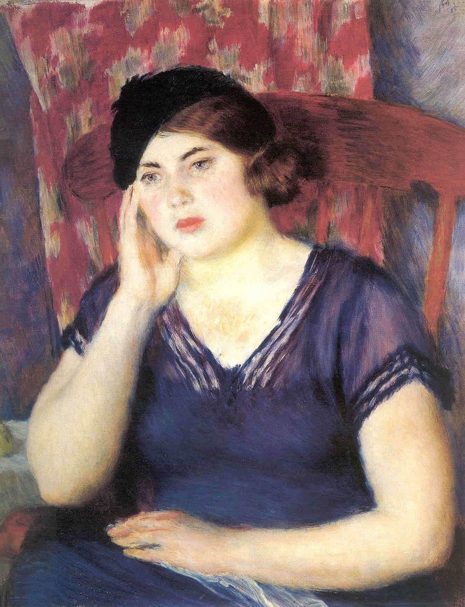 Портрет Марии Павловны Рит, Vladimir Lebedev, 1935