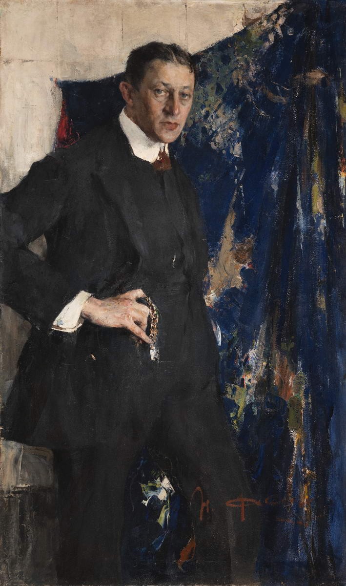 Портрет художника Виталия Гавриловича Тихова, Nikolai Fechin, 1916