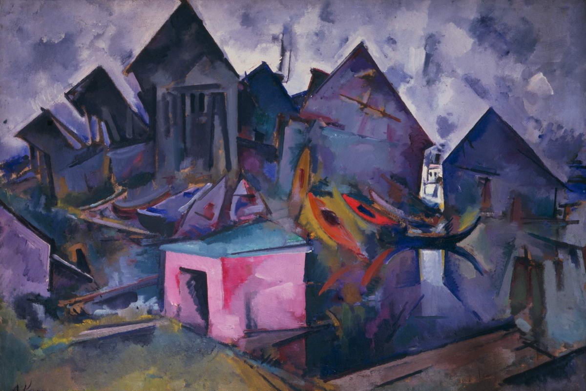 Ледорезы на Волге, Alexander V. Kuprin, 1921