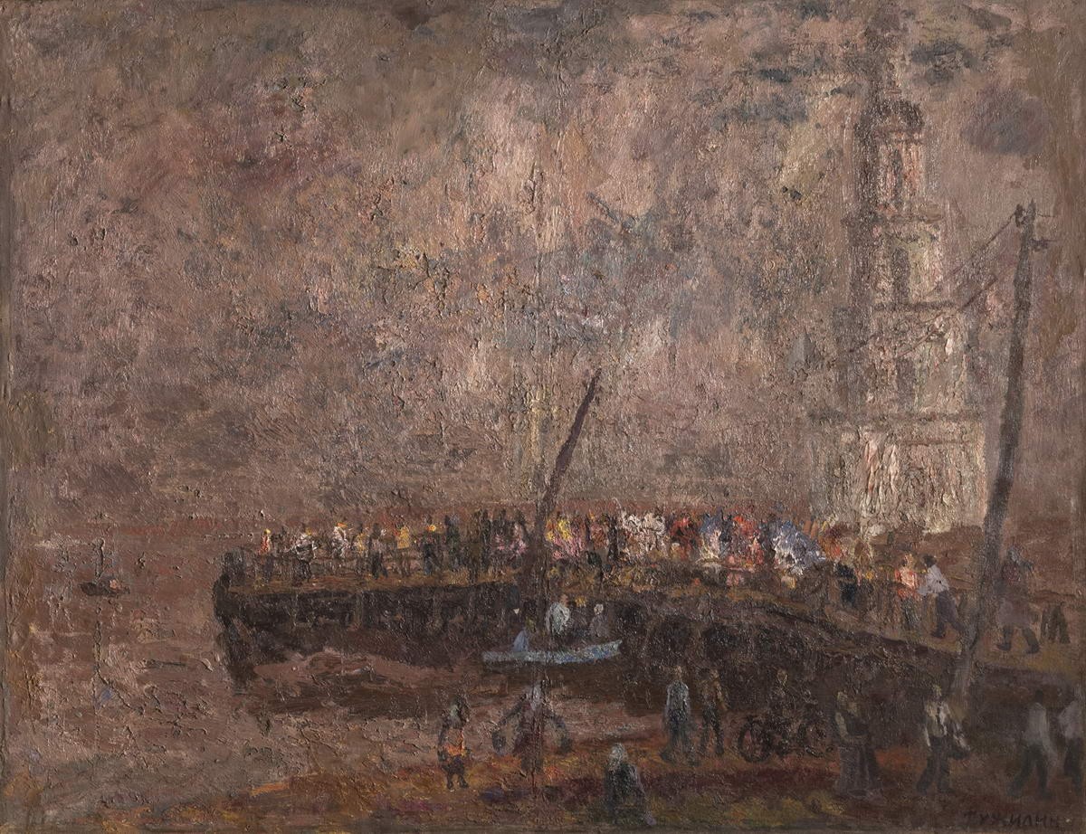 Проводы в Калязине. Год 1941, Nikolay Tuzhilin, 1973
