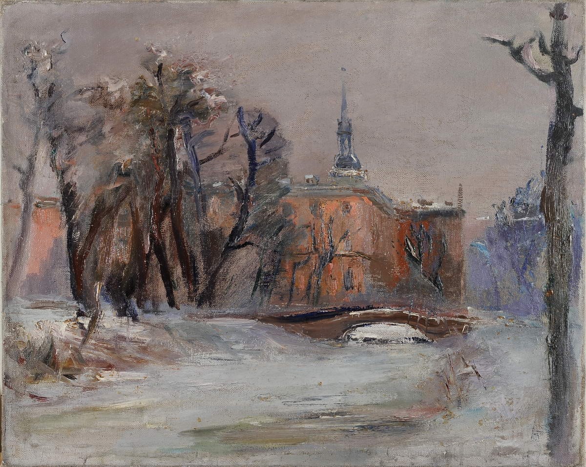 Михайловский замок, Georgiy Nikolayevich Traugot, 1941–1942