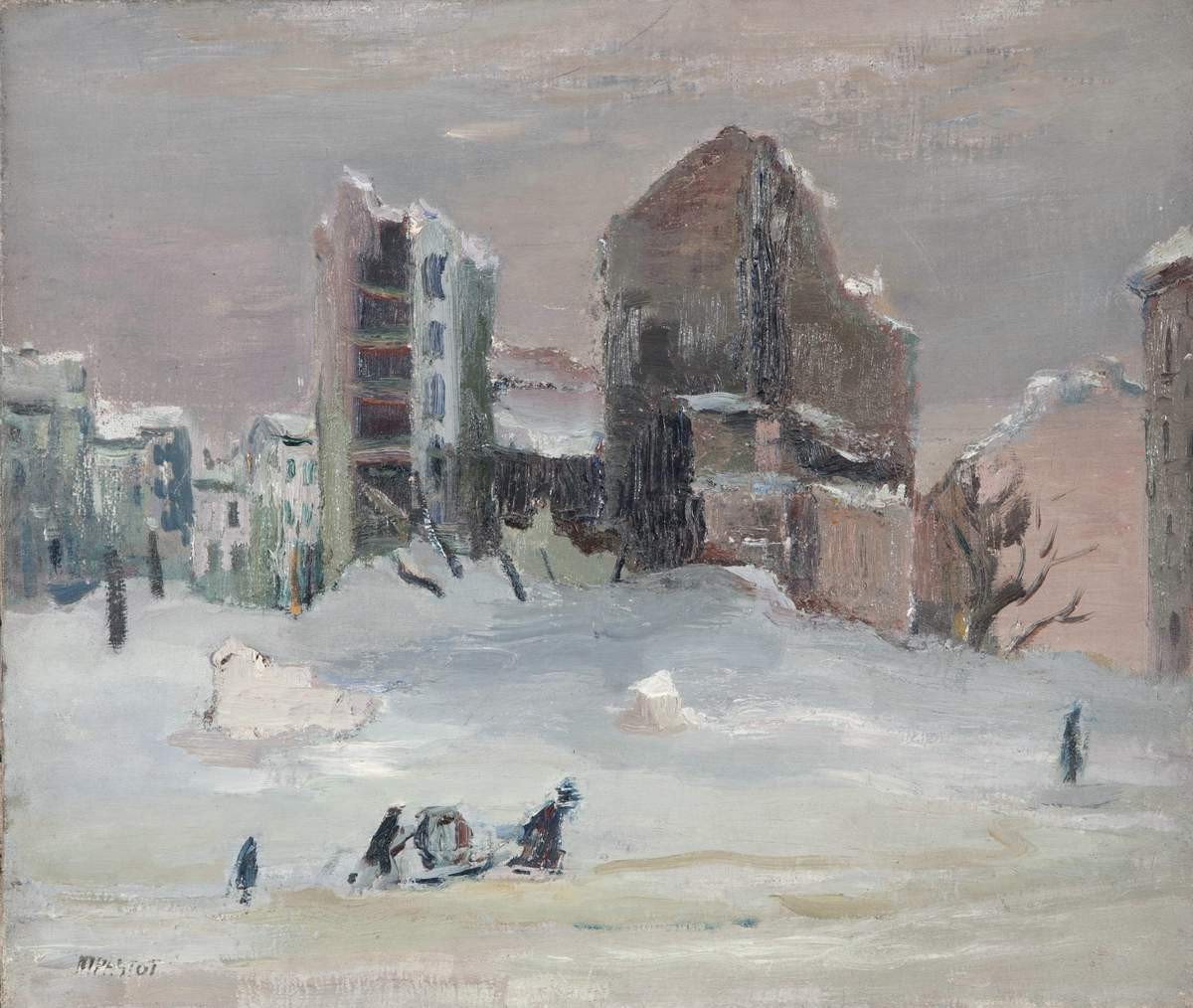 За водой, Georgiy Nikolayevich Traugot, 1942