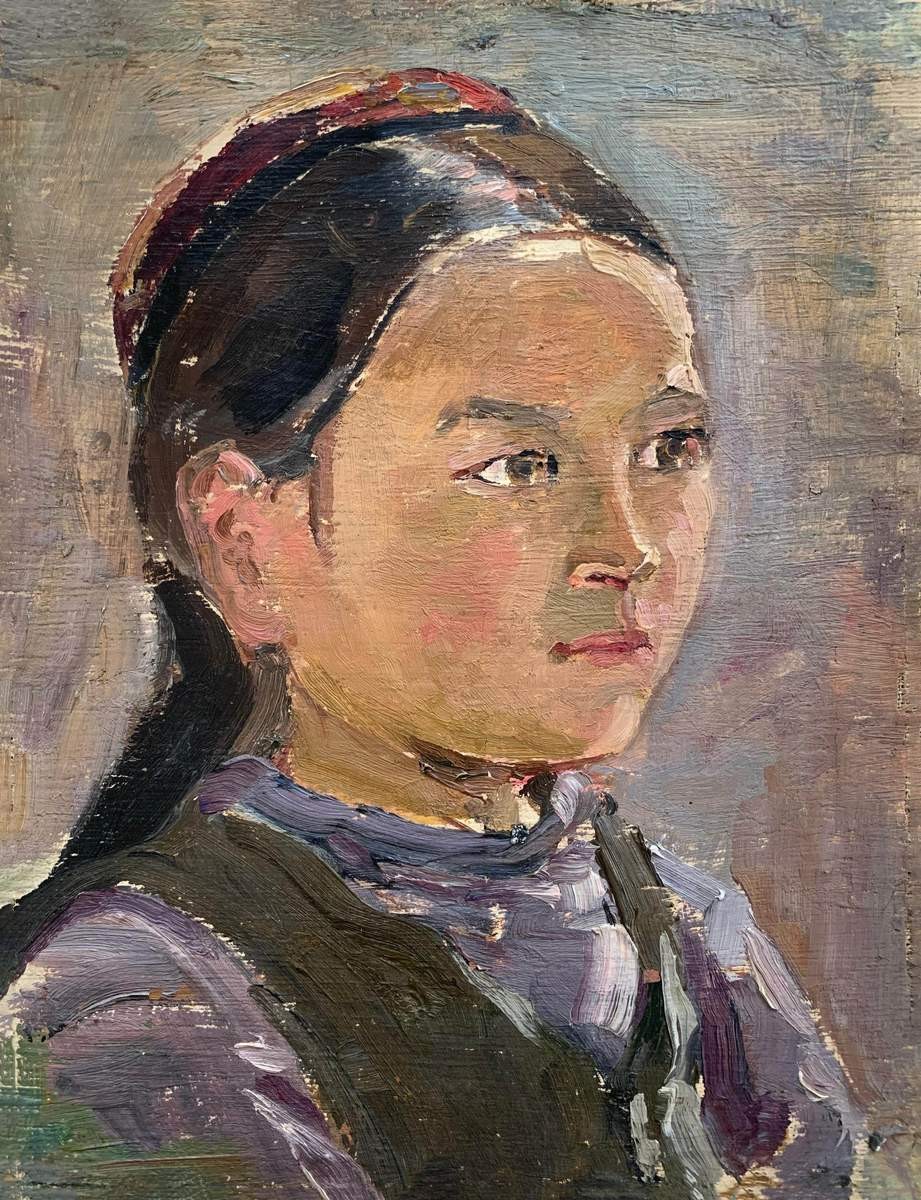 Девочка-узбечка, Konstantin Georgiyevich Grigoryants, 1930s–1950s