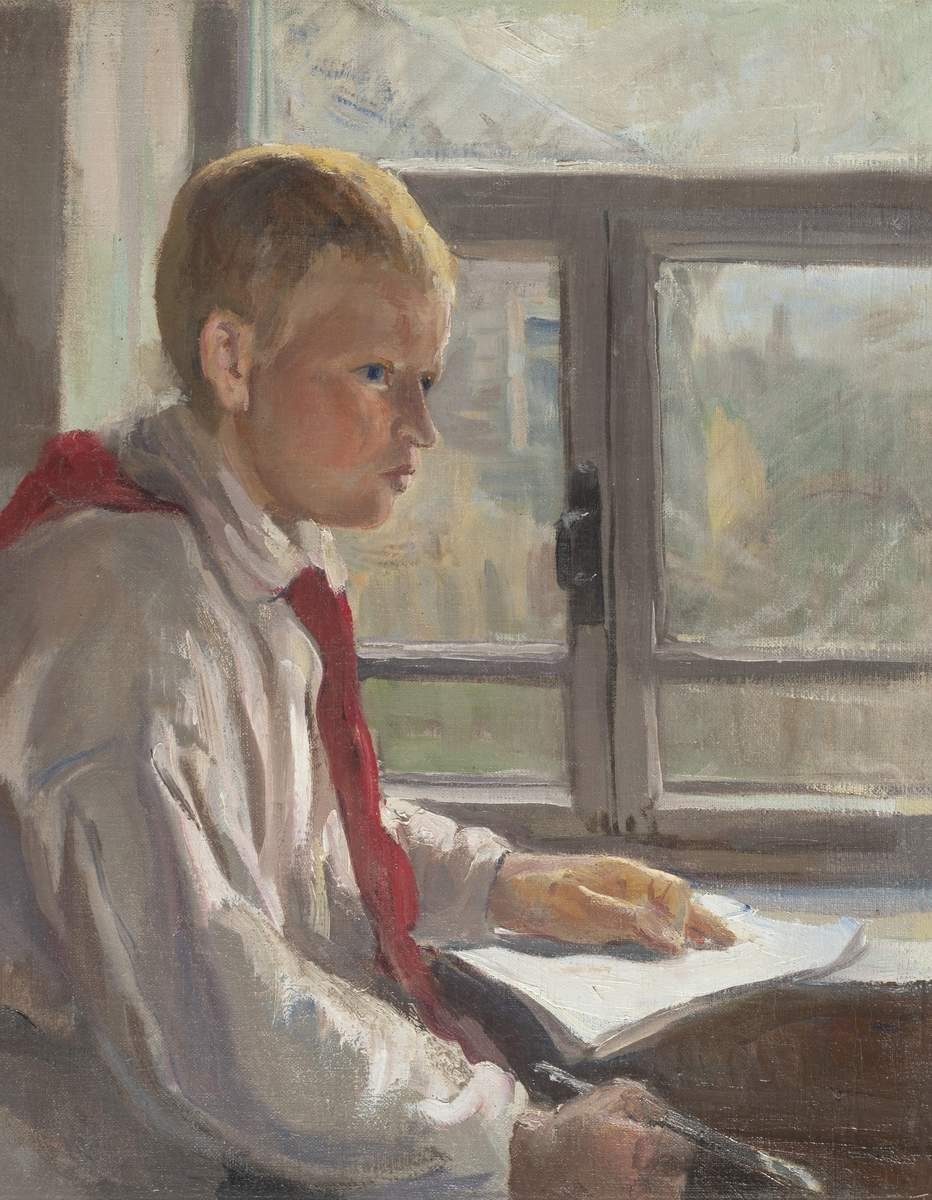 Мальчик-пионер, Terpsikhorov Nikolay Borisovich. MR-RM, 1940