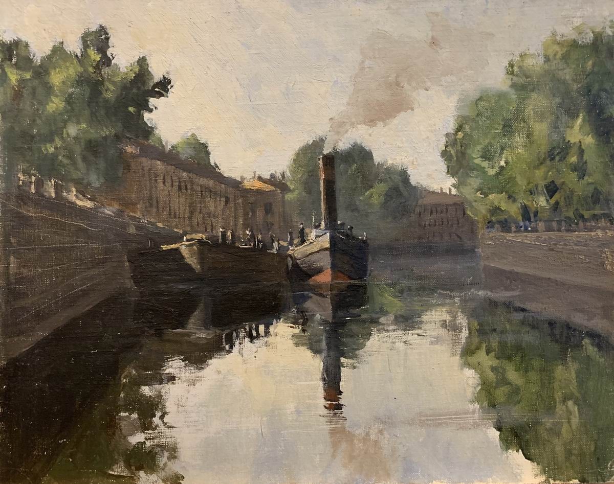 Мойка у Невы, Mikhail Kupriyanov, 1949