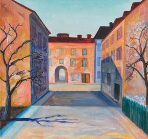 Пейзаж. Пустая улица