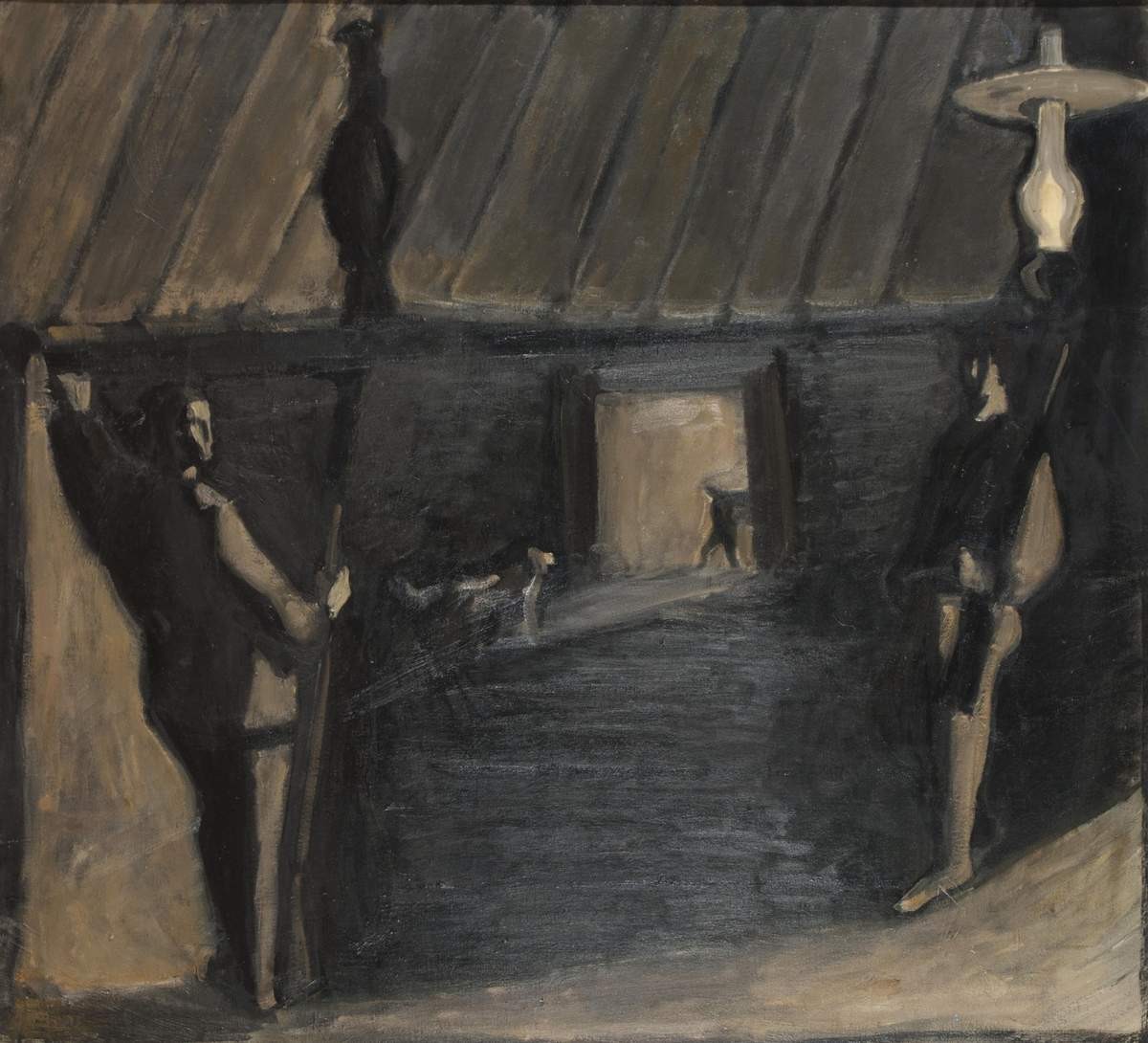 Возвращение с охоты, Andrey Vasnetsov, 1986-1987