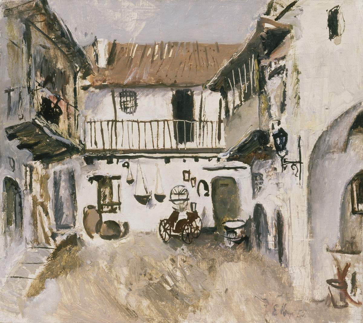 Толедо. Дворик Сервантеса, Evsey Moiseenko, 1975