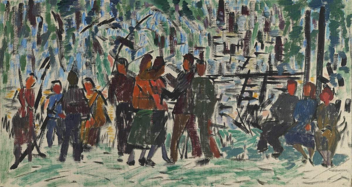 Гулянье, Nikolay Yevgrafov, second half of the 1930s