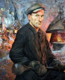 Portrait of Iosif Giryat, Shock Worker of the Karl Marx Factory