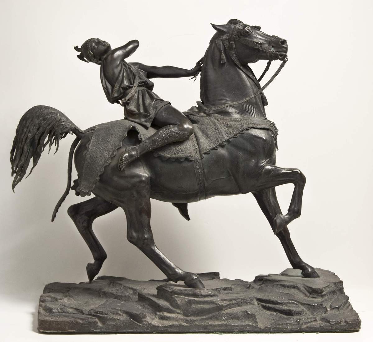 Раненная Ахиллесом царица амазонок Пенфессилея, Nikolay Ivanovich Liberikh, 1872