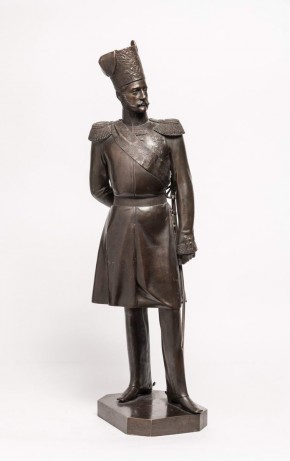 Портрет Николая I в мундире лейб-гвардии Казачьего полка