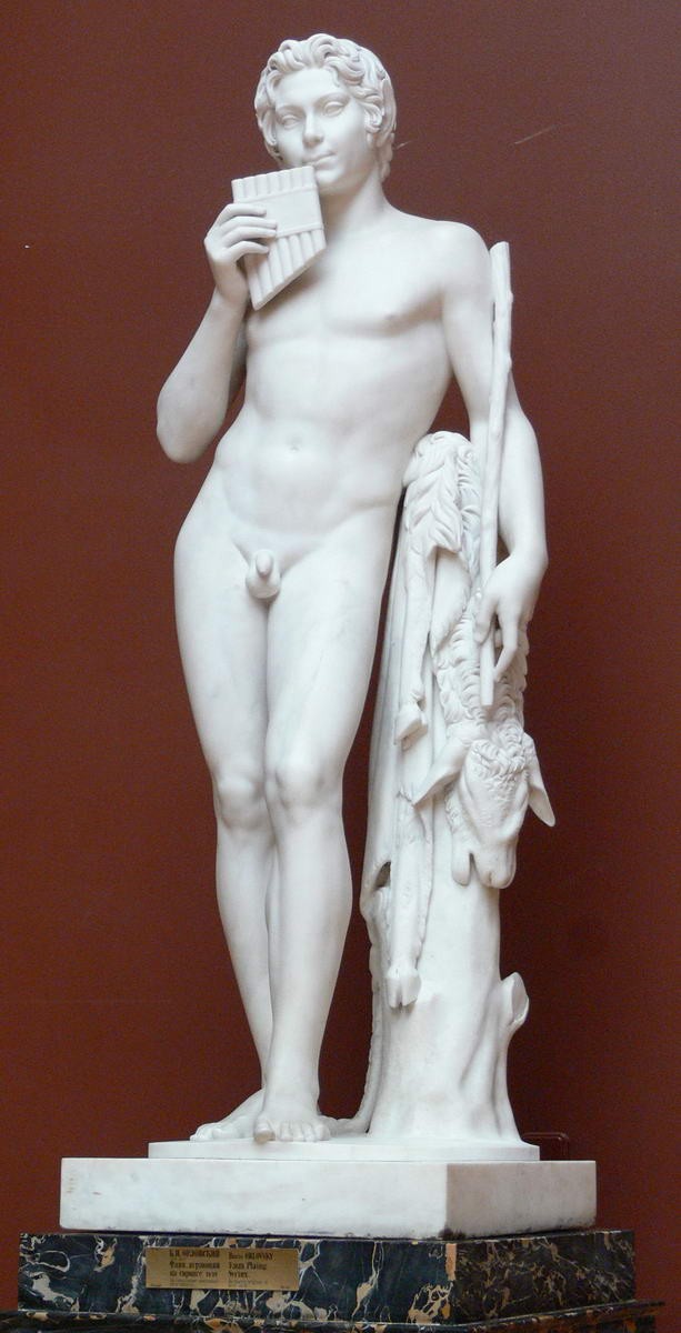 Фавн, играющий на сиринге, Boris Orlovsky, 1838