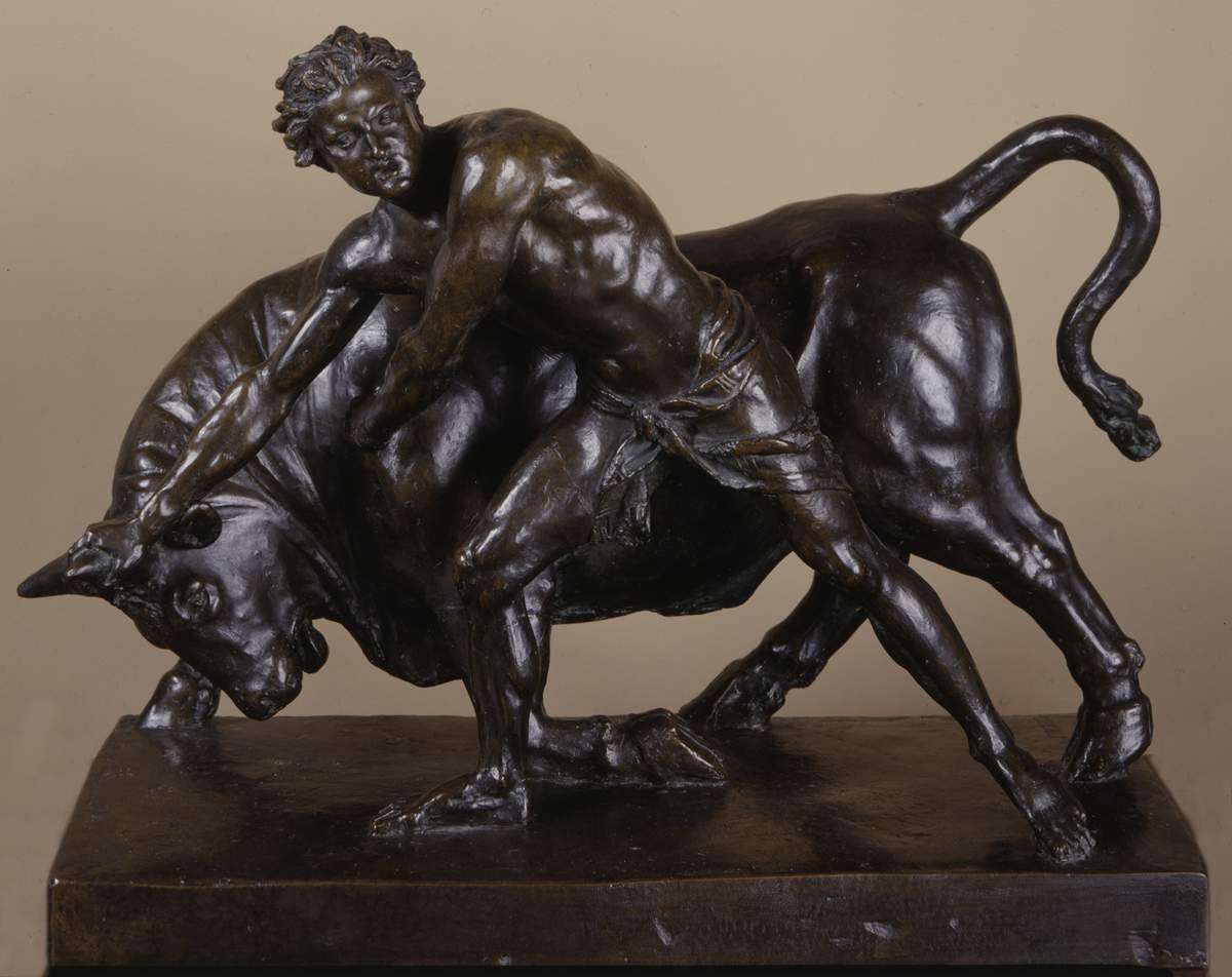 Ян Усмарь, останавливающий быка, Boris Orlovsky, 1831–1836