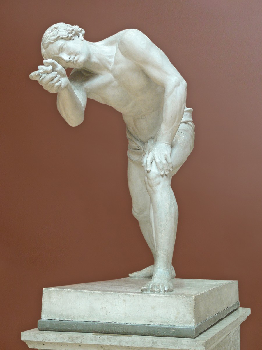 Парень, играющий в бабки, Nikolay Stepanovich Pimenov, 1836