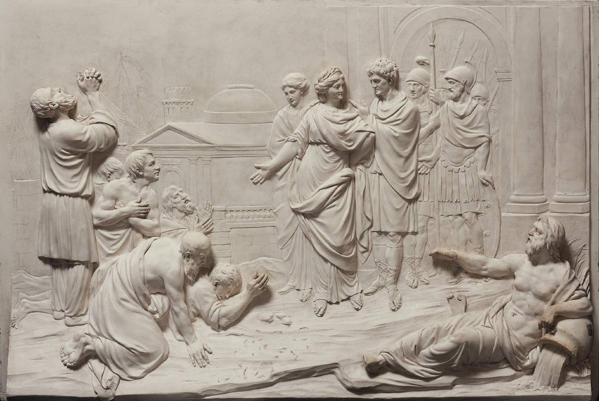 Милосердие Екатерины II в Херсоне, Rashett Zhak-Dominik, 1787
