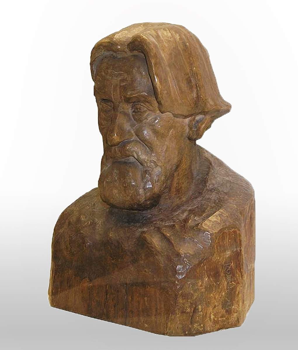 Портрет Тимофея Терентьевича Коненкова (1845-1910), отца скульптора, Sergey Timofeyevich Konyonkov, 1901