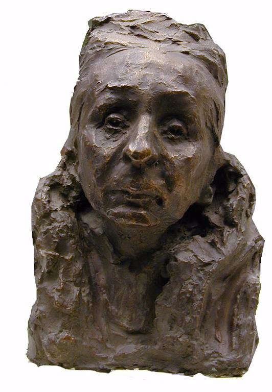 Портрет С. К. Захарьиной, Anna Golubkina, 1910