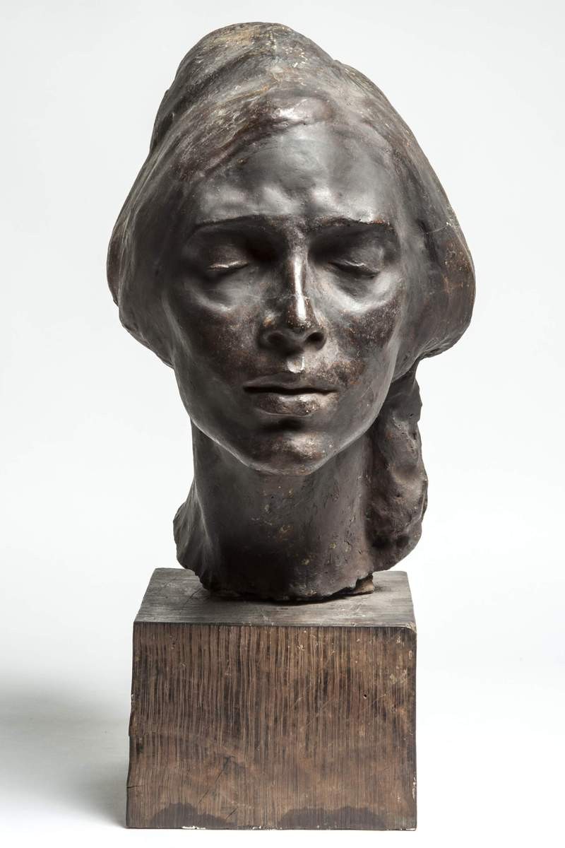 Женская голова. Норвежская женщина, Stepan Erzya, 1914