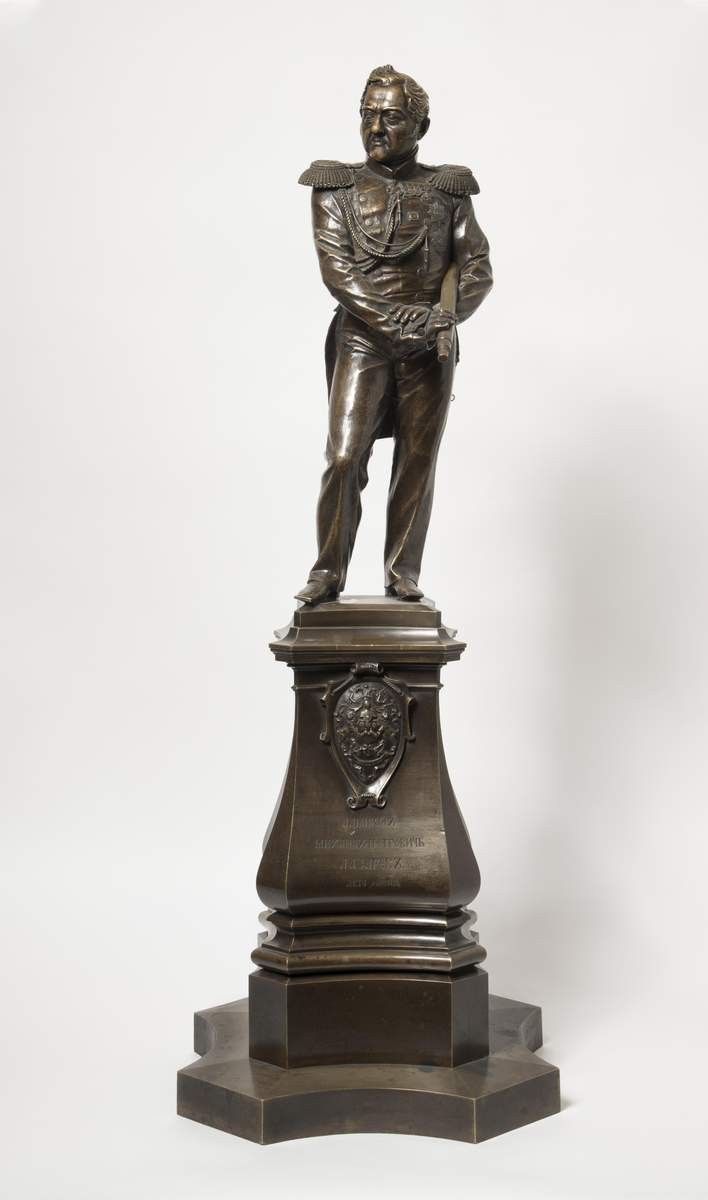 Уменьшенная модель памятника М. П. Лазареву для Севастополя, Nikolay Stepanovich Pimenov, 1855