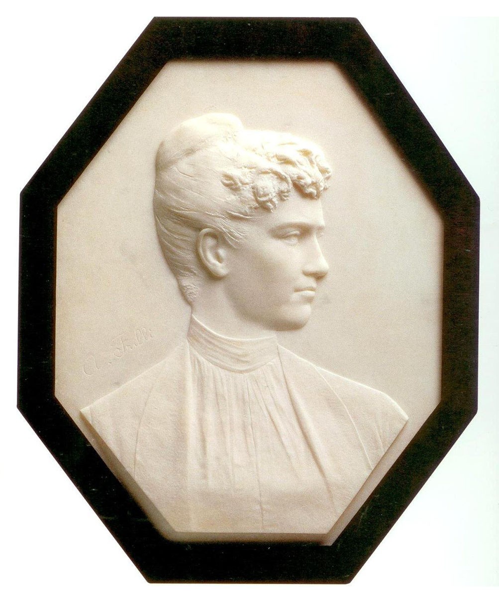 Женский портрет, Antonio Frilli, no later than 1892