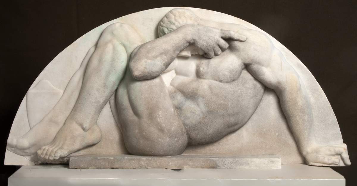 Рельеф для надгробия неизвестного, Vasiliy Vasilyevich Kuznetsov, 1912