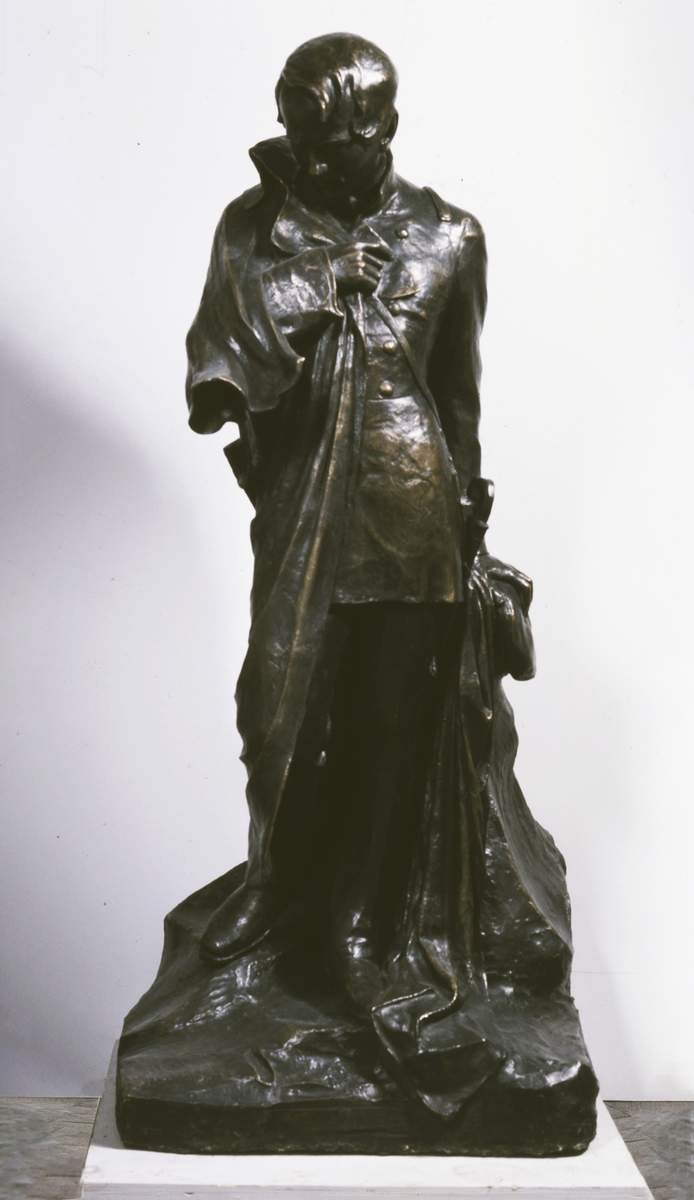 Проект фигуры для памятника М. Ю. Лермонтову в Петербурге, Leopold-August Dietrich, 1912