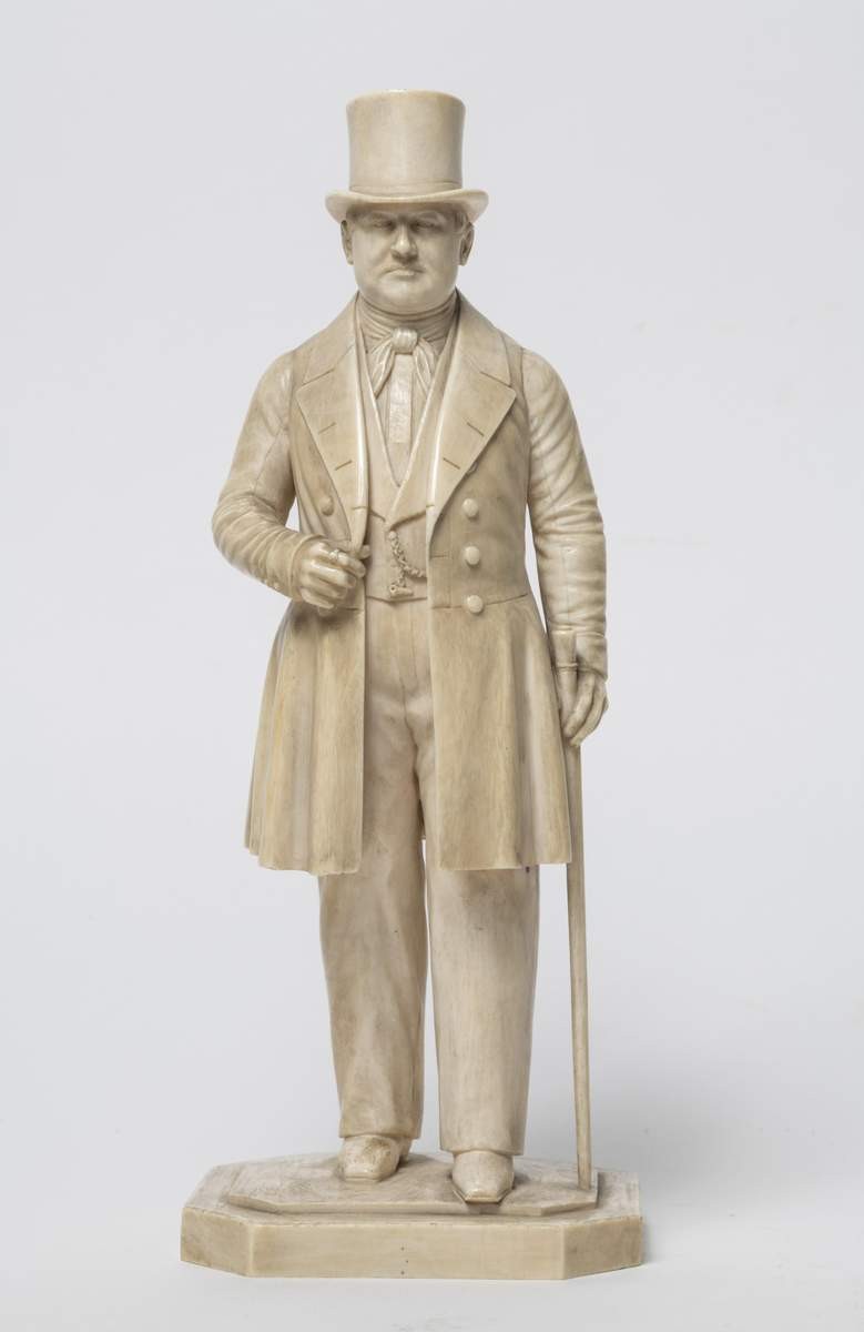 Неизвестный в цилиндре с тростью, Yakov Pamfilovich Seryakov, 1849