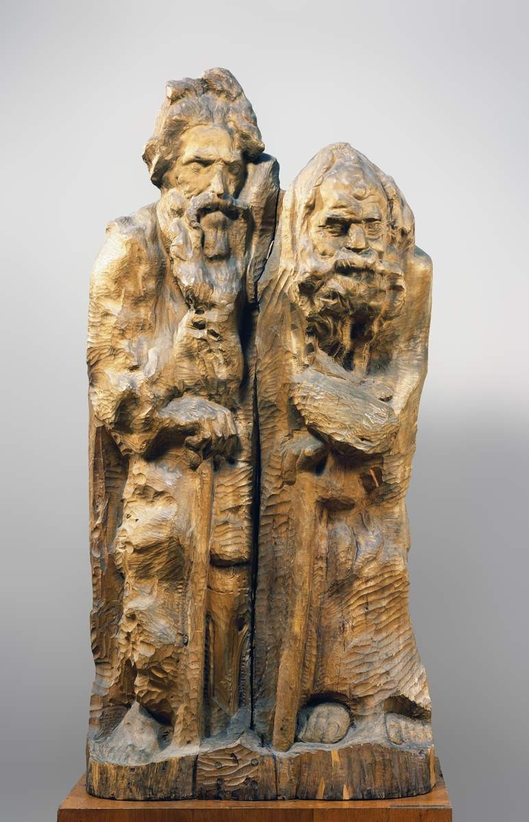 Нищая братия, Sergey Timofeyevich Konyonkov, 1917